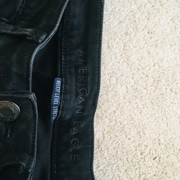 American Eagle ripped, frayed, skinny jeans!! - Picture 5 of 7